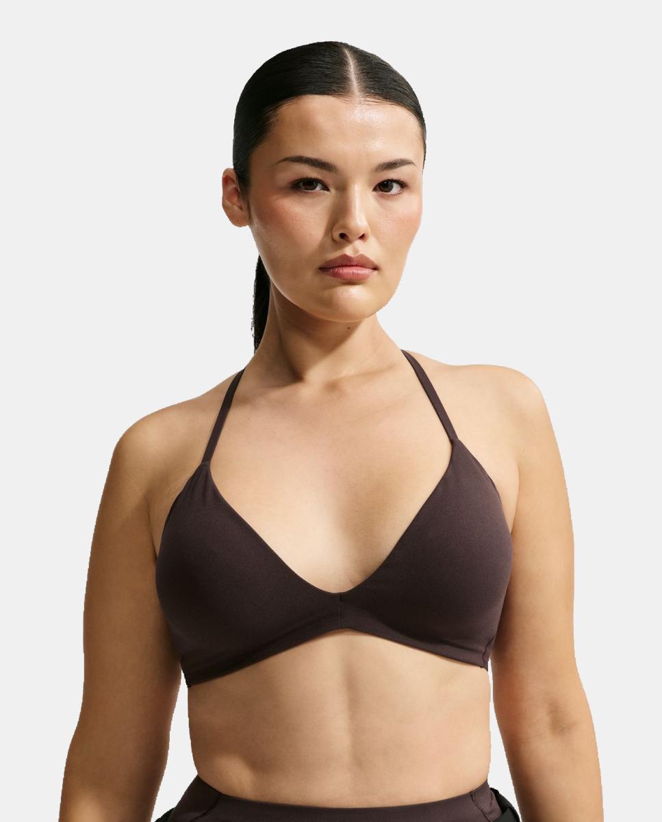 Top de mujer Studio Stretch Bra NikeSKIMS - Marrón Marrón-7