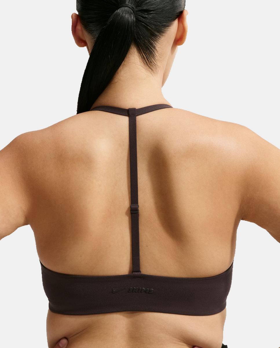 Top de mujer Studio Stretch Bra NikeSKIMS - Marrón Marrón-8