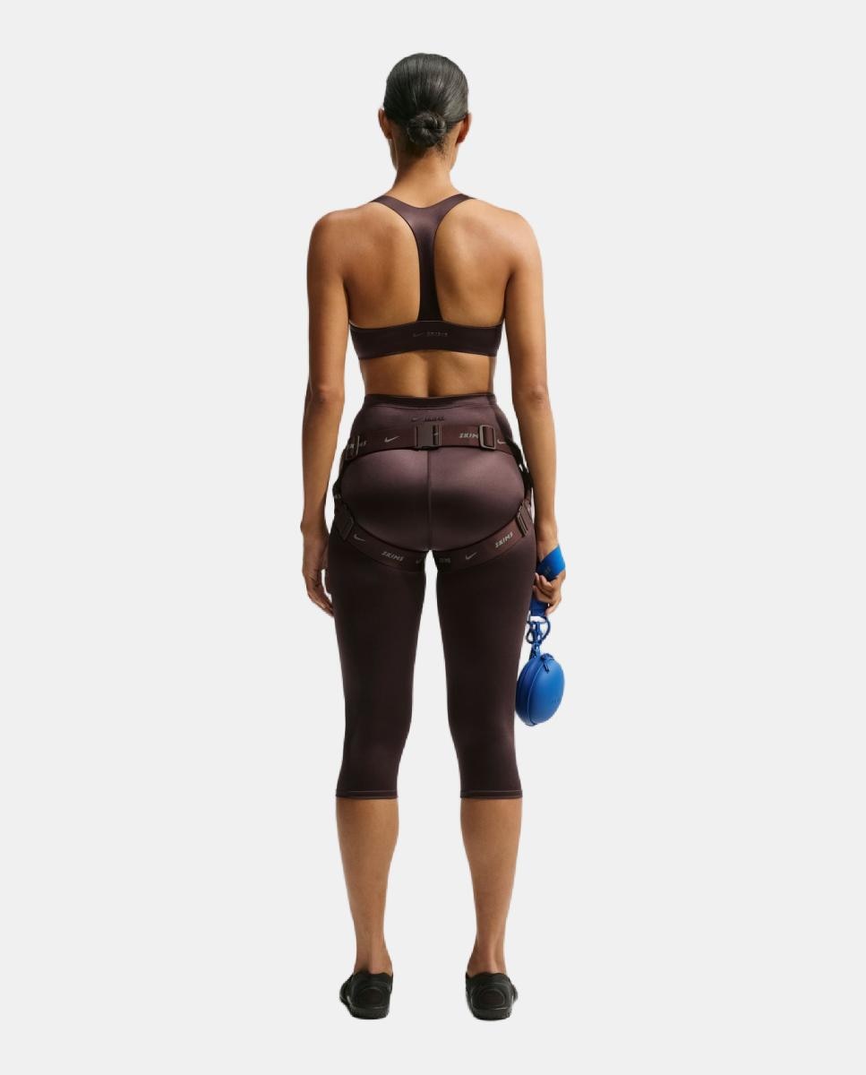 Top de mujer Satin Shine Bra NikeSKIMS - Marrón oscuro Marrón oscuro-2