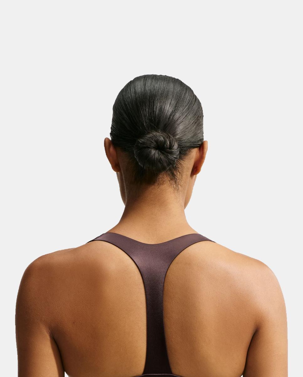 Top de mujer Satin Shine Bra NikeSKIMS - Marrón oscuro Marrón oscuro-4