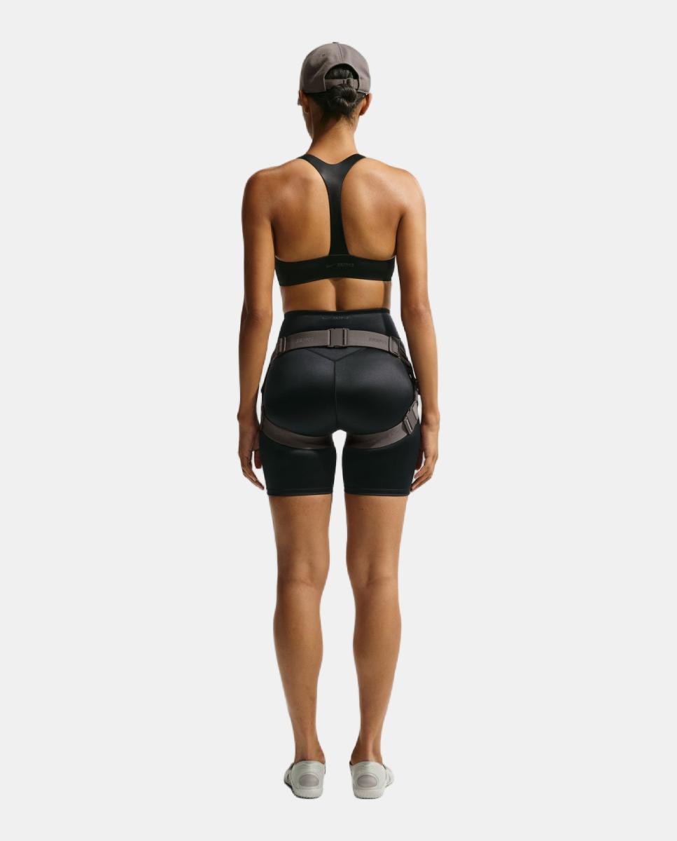 Top de mujer Satin Shine Bra NikeSKIMS - Negro Negro-2