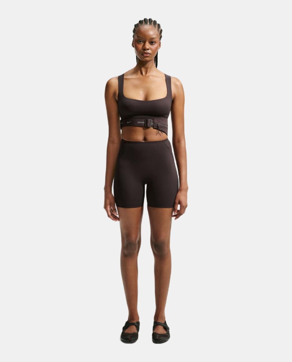Imagen 0 de Top de mujer Studio Stretch Bra NikeSKIMS Marrón