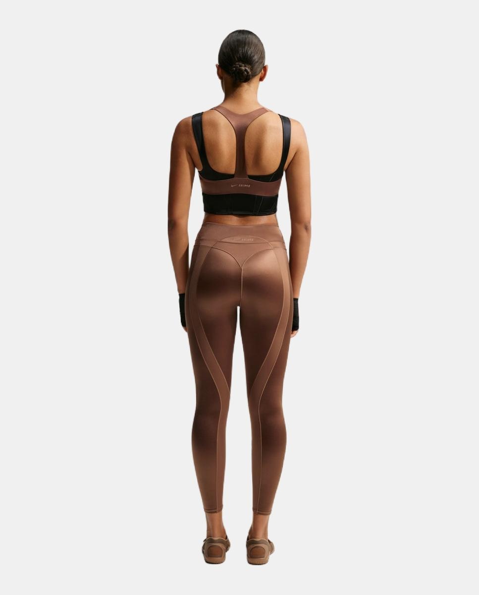 Top de mujer Satin Shine Bra NikeSKIMS - Marrón Marrón-2
