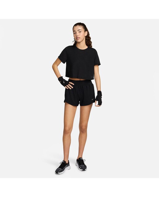 T-shirt de Mulher One Classic Transpirável Preto-4