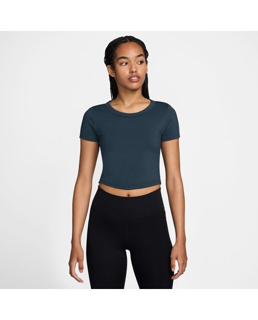 T-shirt de Mulher One Fitted Azul-escuro-1