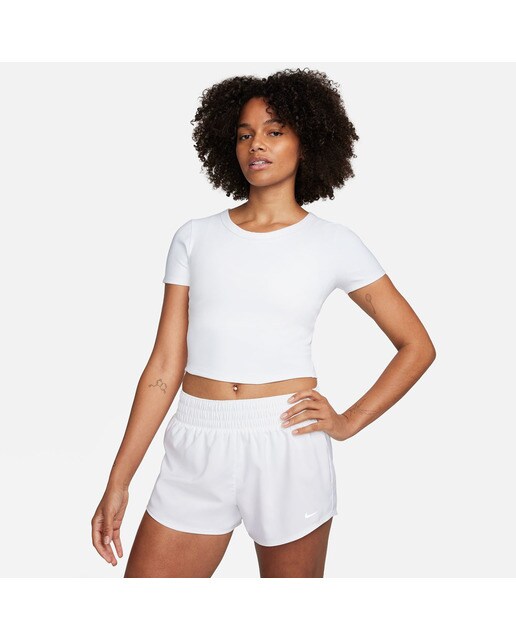 T-shirt de Mulher One Fitted Branco / Preto-1