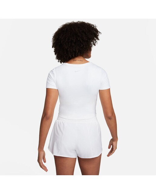 T-shirt de Mulher One Fitted Branco / Preto-2