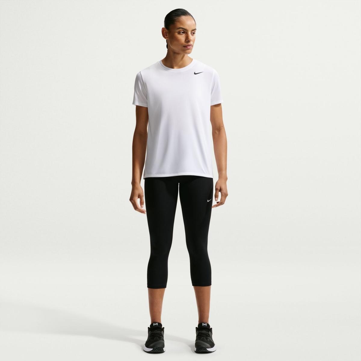 T-shirt de mulher Dri-FIT Nike Branco-2