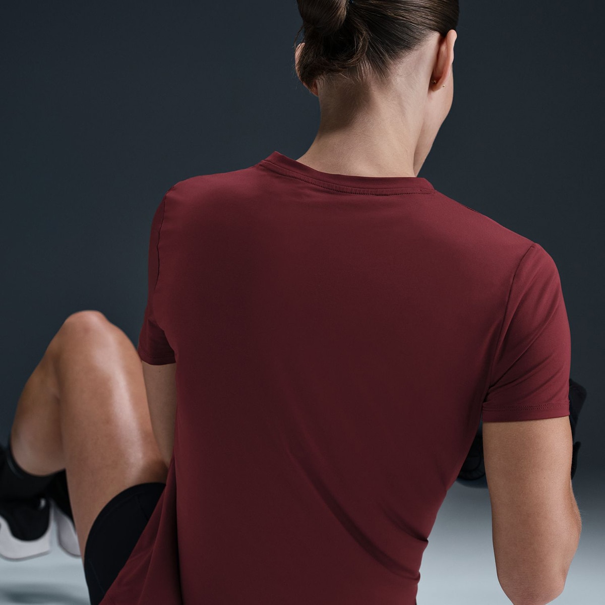 T-shirt de Mulher One Classic Grená-5