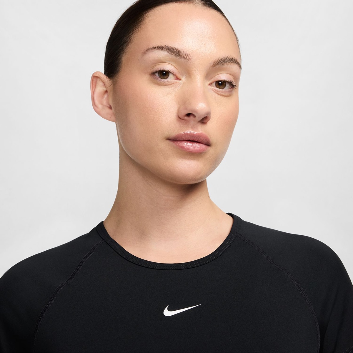T-shirt de mulher Pro Nike Preto-3