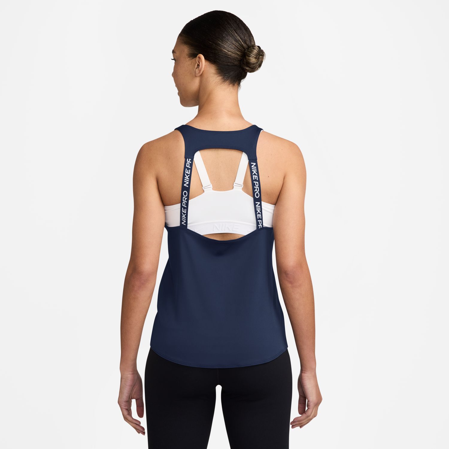 T-shirt de Mulher Pro DF Tank Elastika Azul-marinho-2
