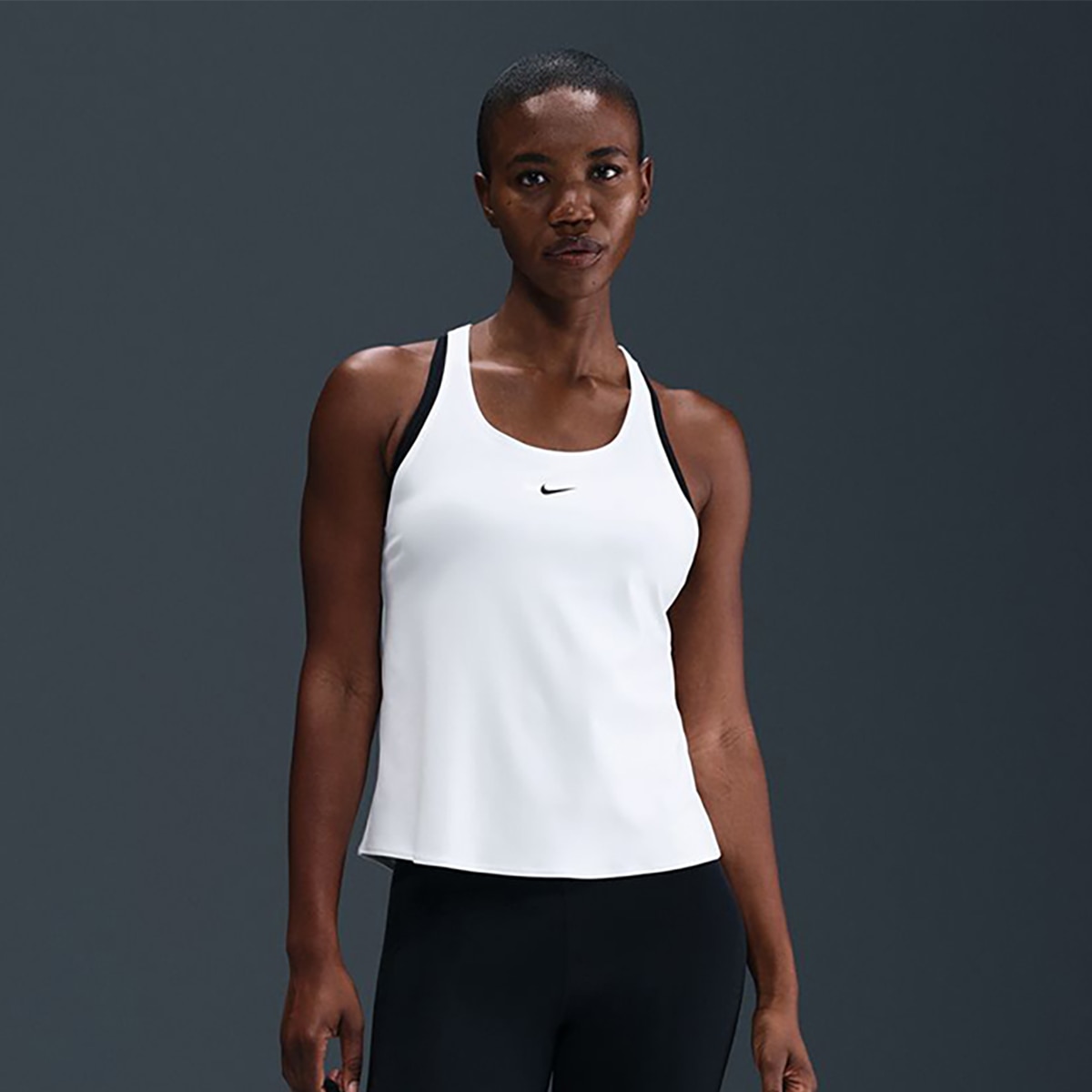T-shirt de Mulher Pro DF Tank Elastika Branco-1