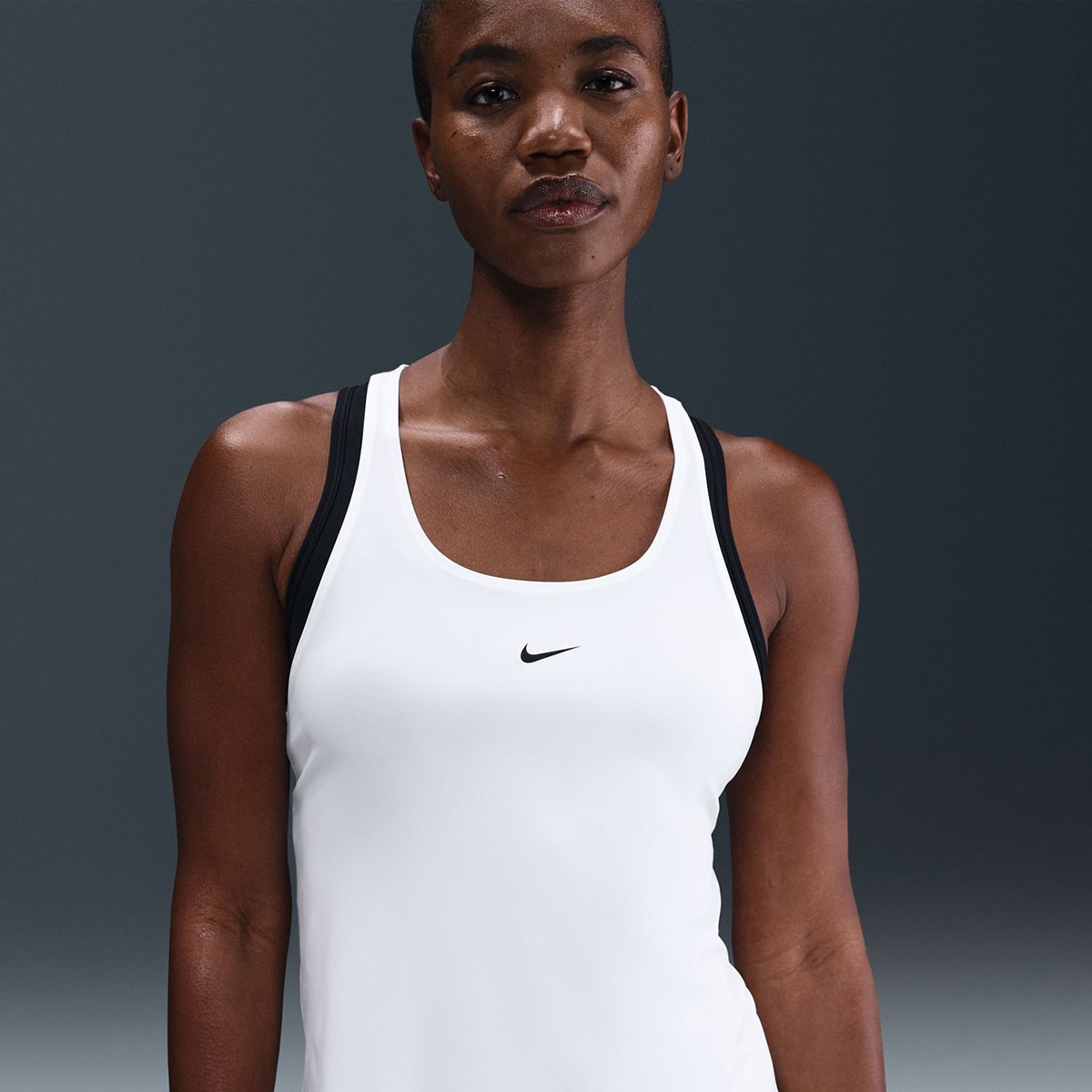 T-shirt de Mulher Pro DF Tank Elastika Branco-4