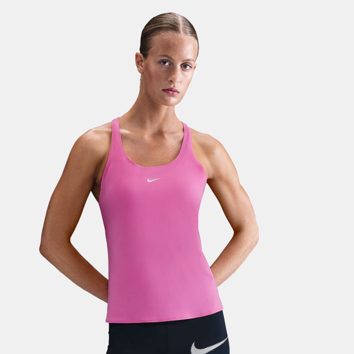 Camiseta de mujer Pro Nike - Rosa Rosa-1