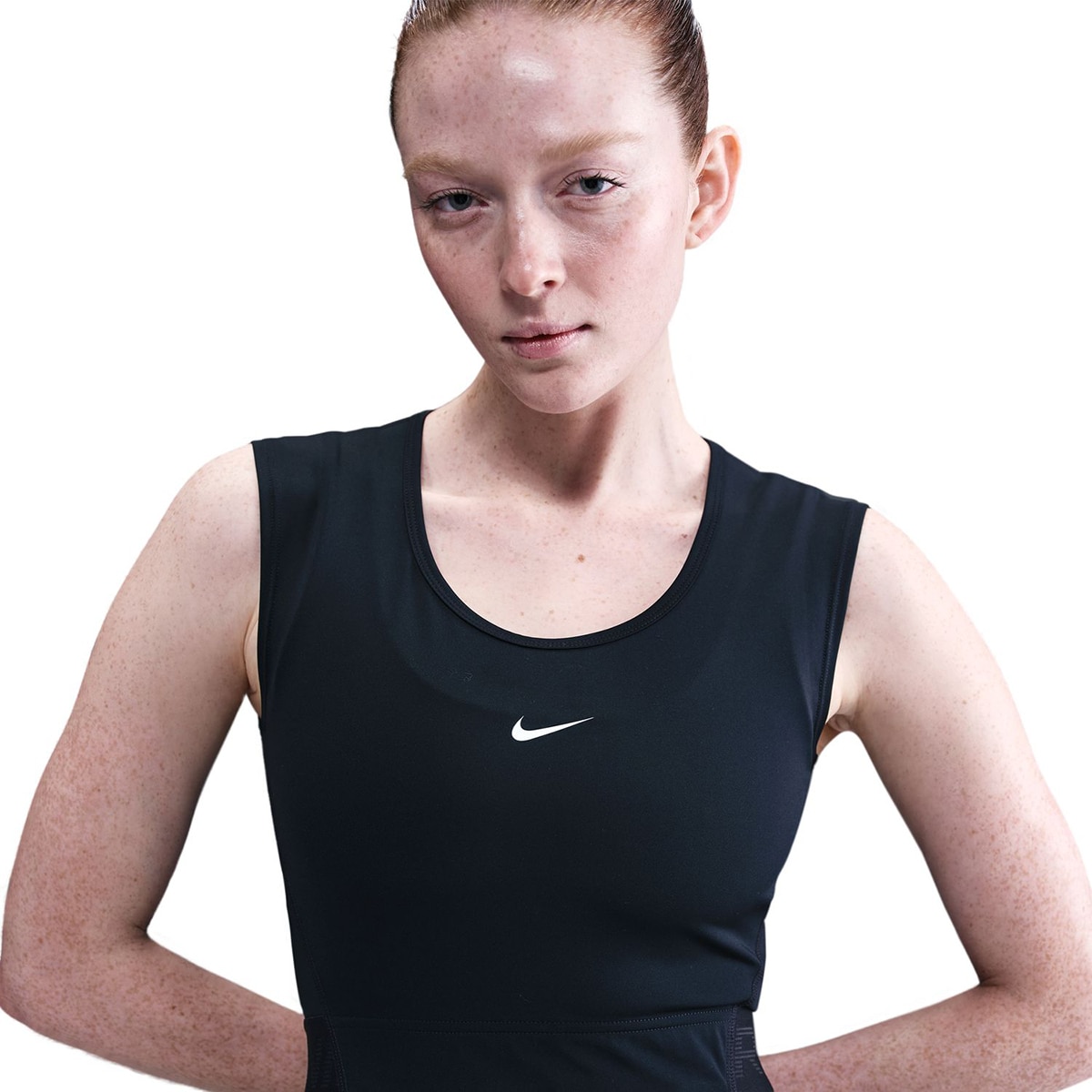T-shirt de mulher Pro Nike Preto-3