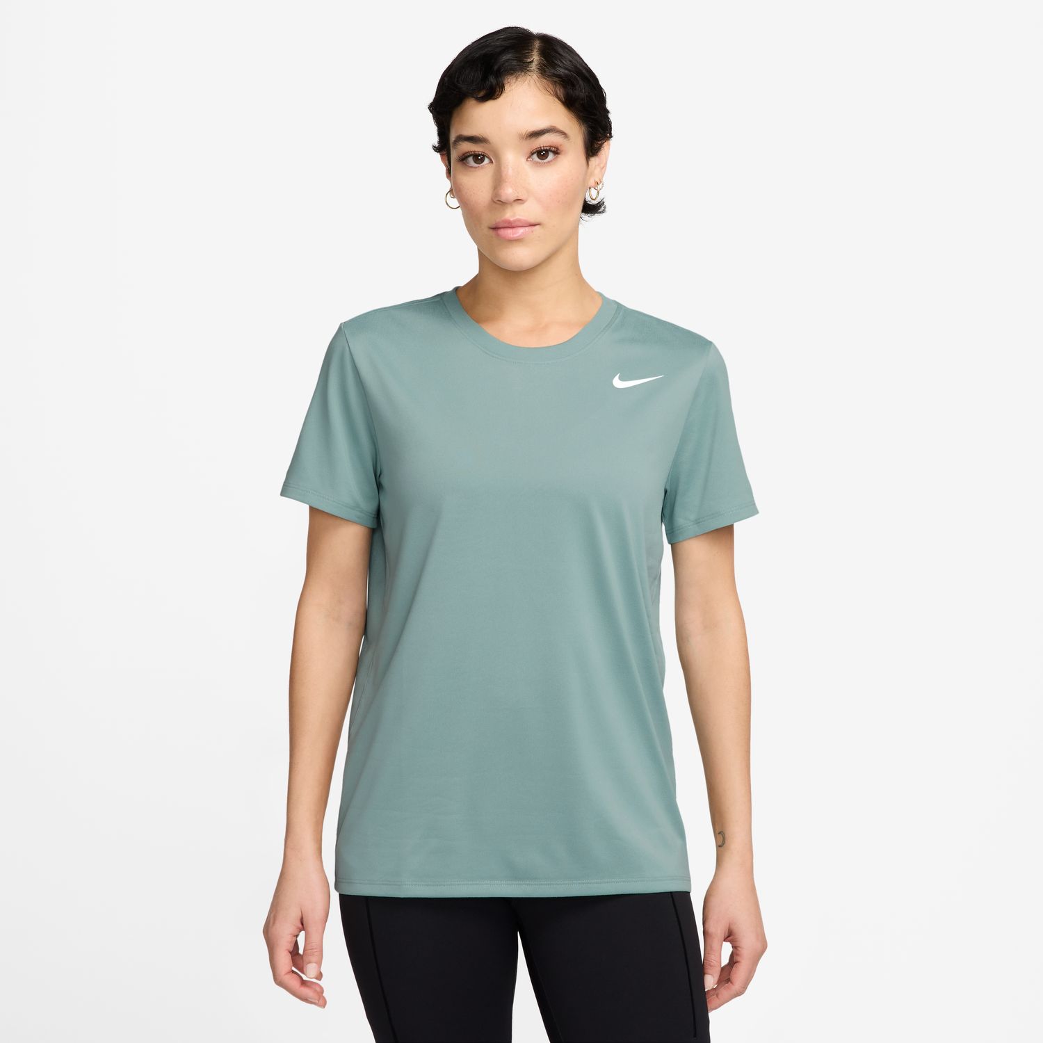 T-shirt de mulher Dri-FIT Nike Azul-1