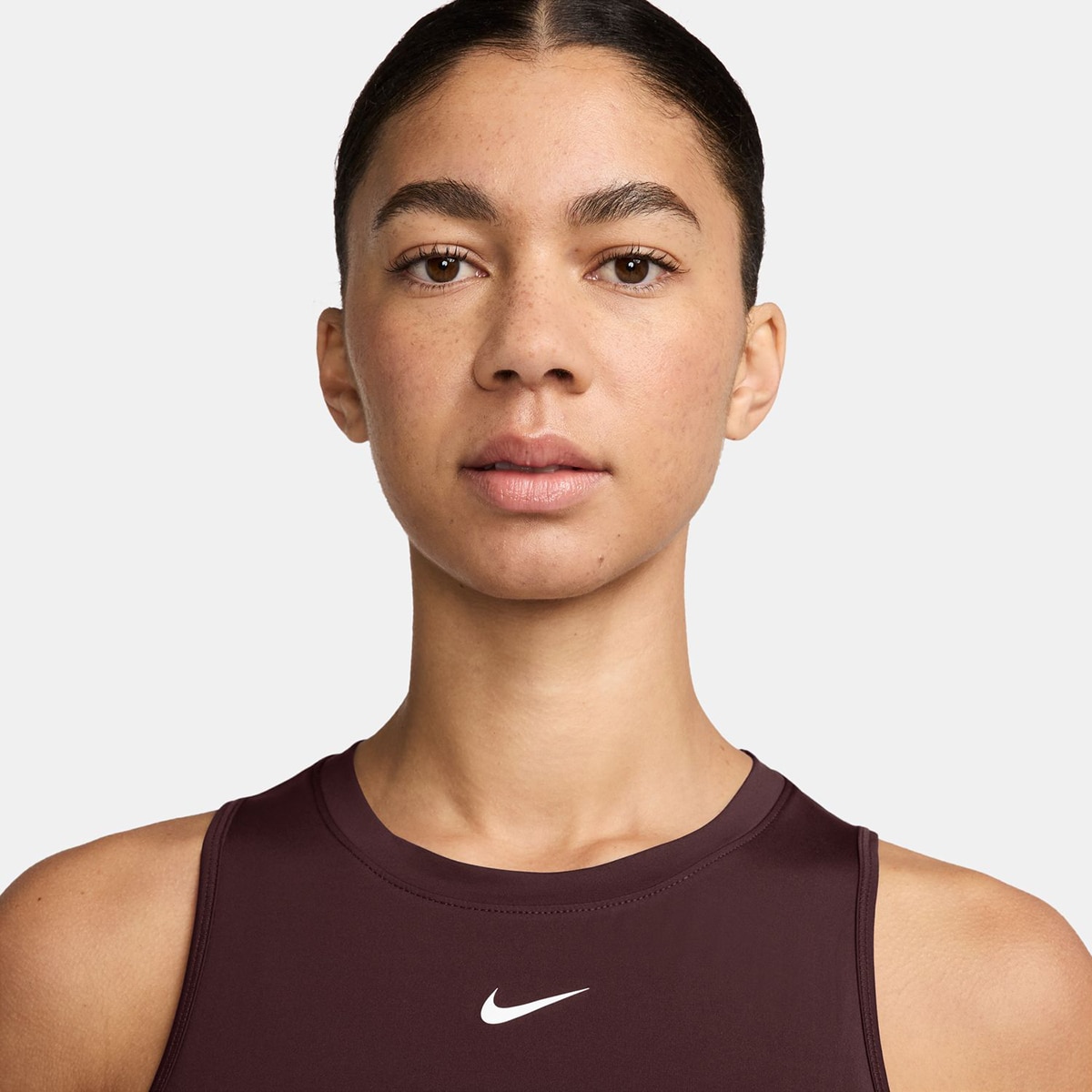 T-shirt de Mulher One Classic Bordeaux-3