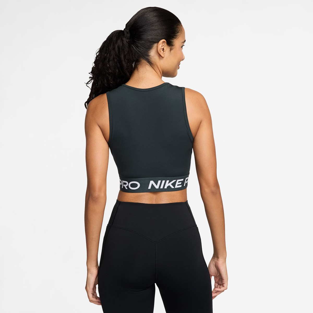 T-shirt de mulher Pro Nike Verde-2