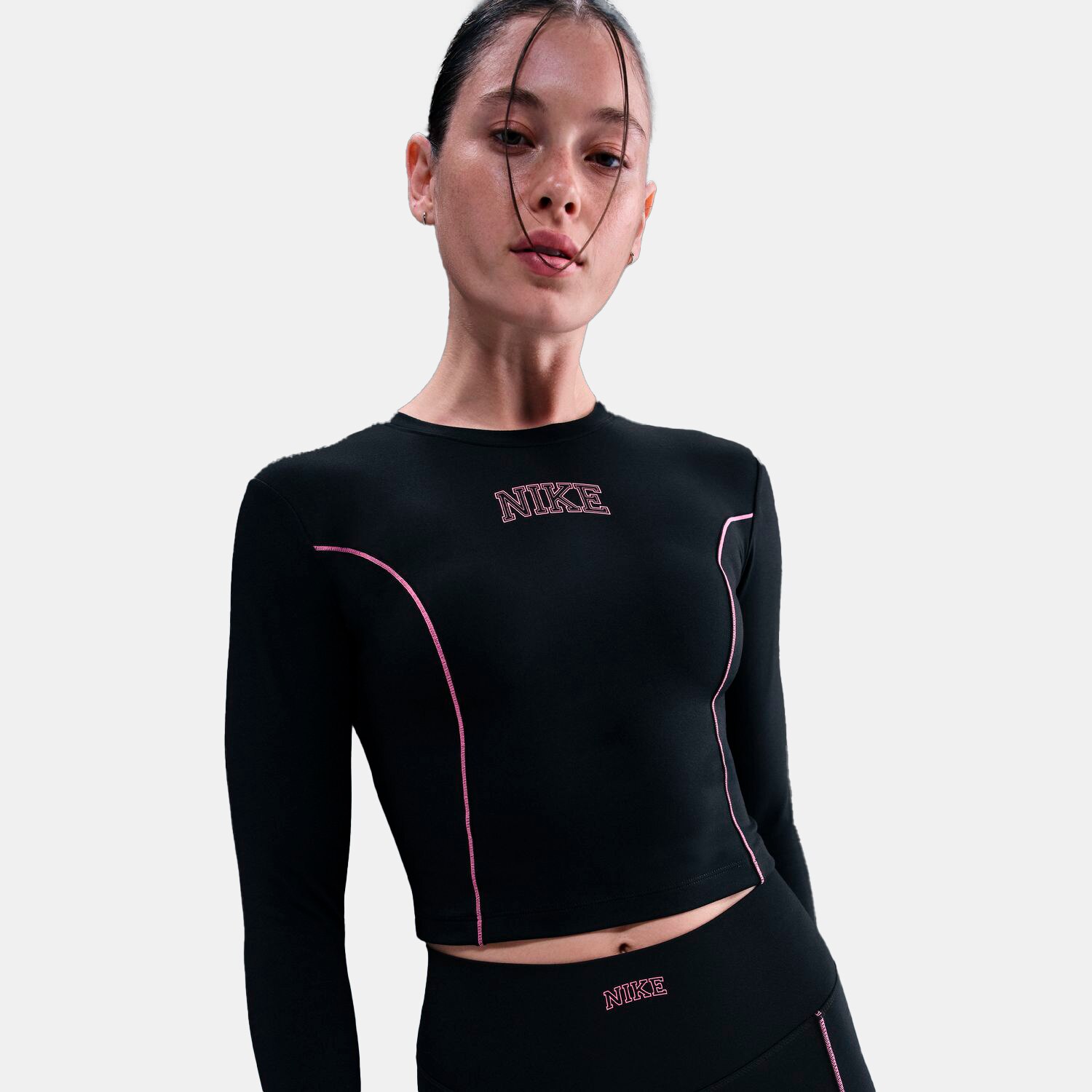 T-shirt de Mulher One Preto-3