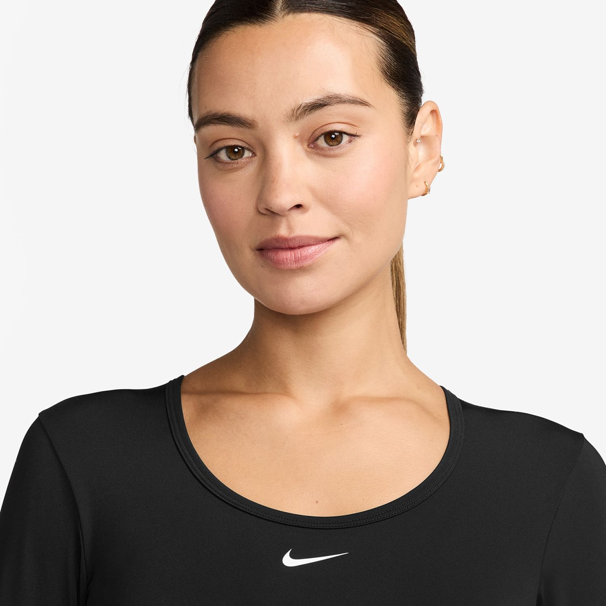 T-shirt de mulher Pro Nike Preto-3