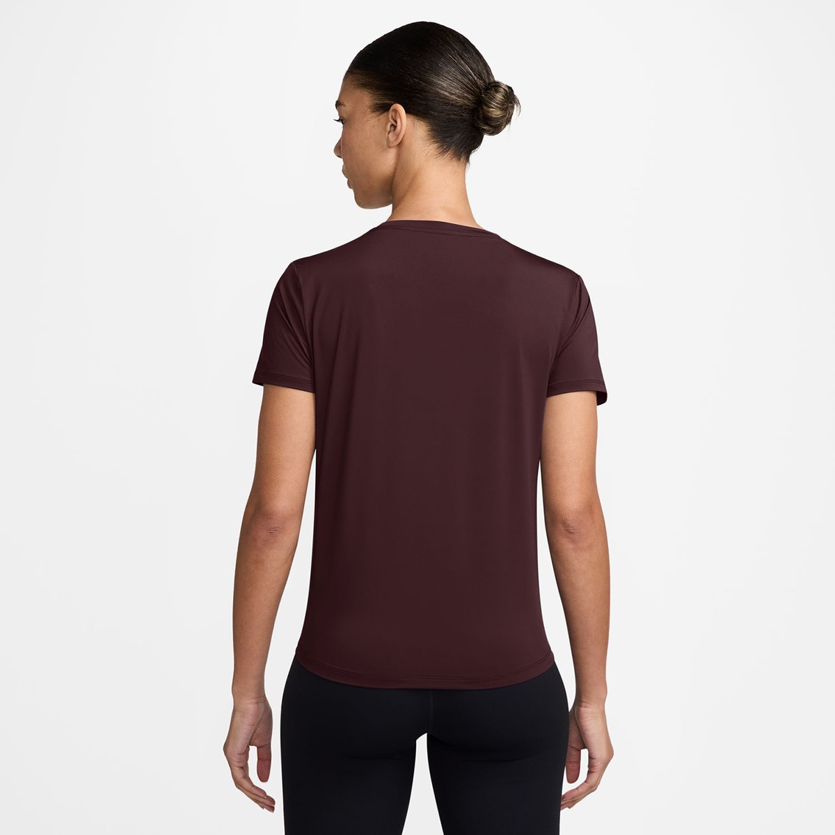T-shirt de Mulher One Classic Bordeaux-2