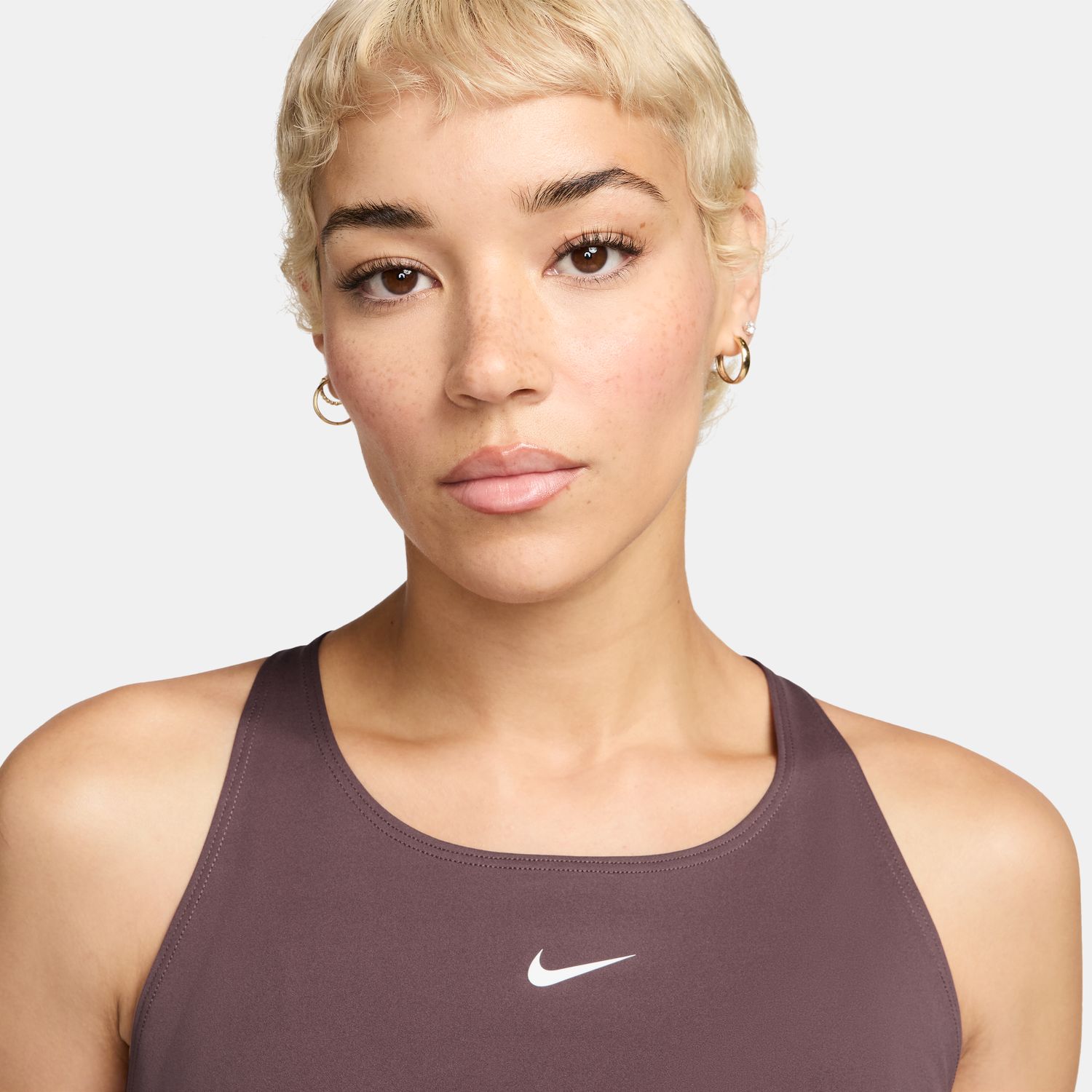 T-shirt de mulher Pro Nike Roxo-3