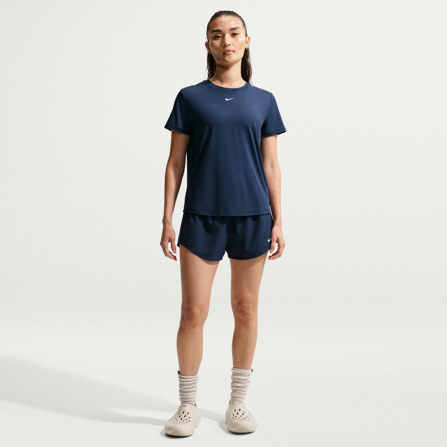 T-shirt de Mulher One Classic DF Azul-marinho-3