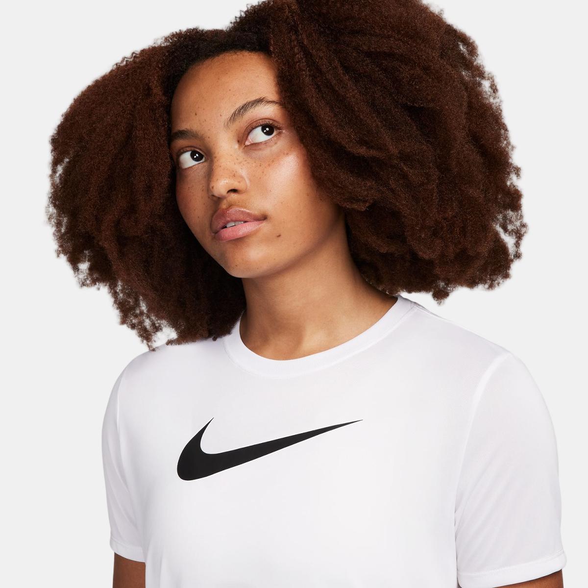 T-shirt de Training de Mulher W NK DF TEE RLGND HBR Branco-3