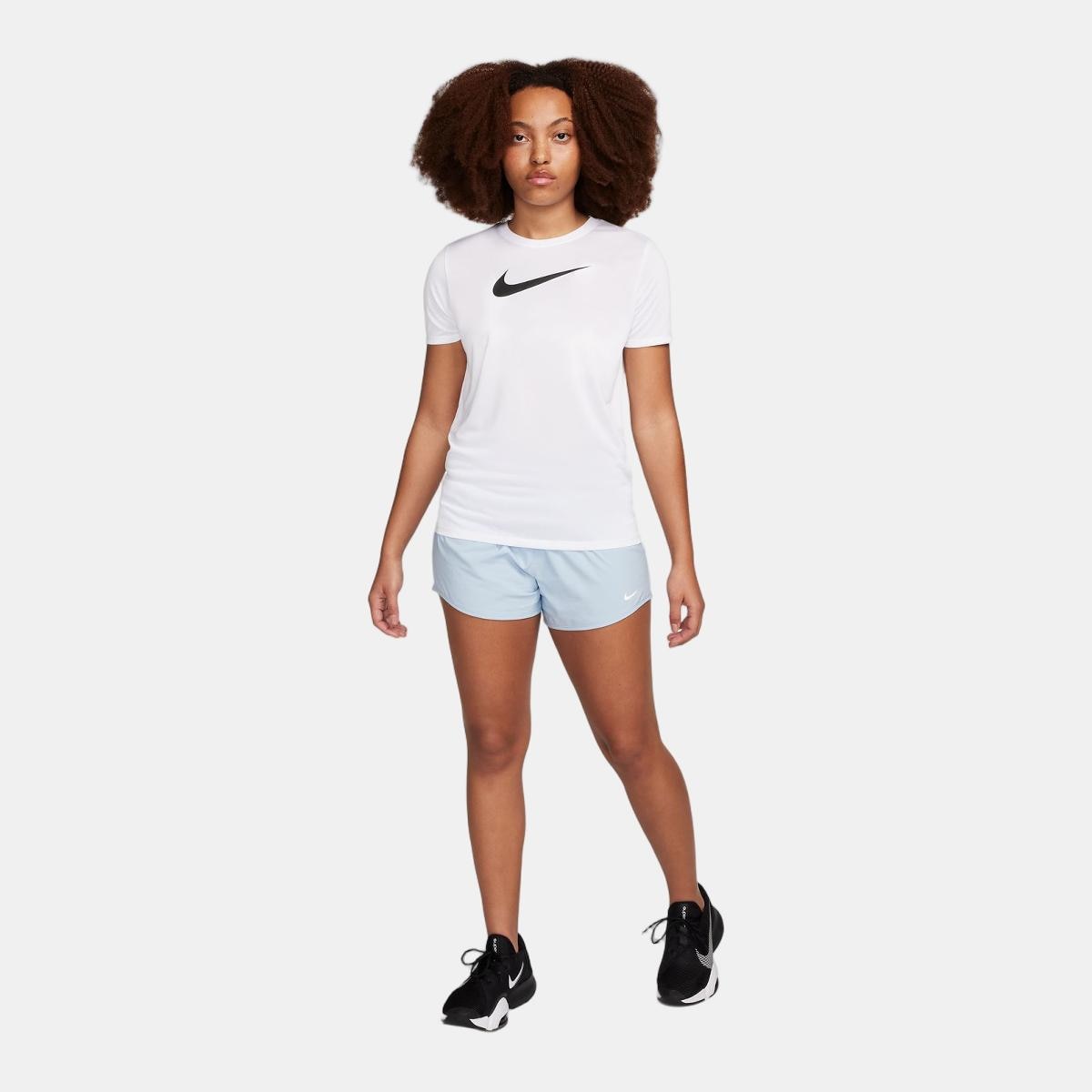 T-shirt de Training de Mulher W NK DF TEE RLGND HBR Branco-4