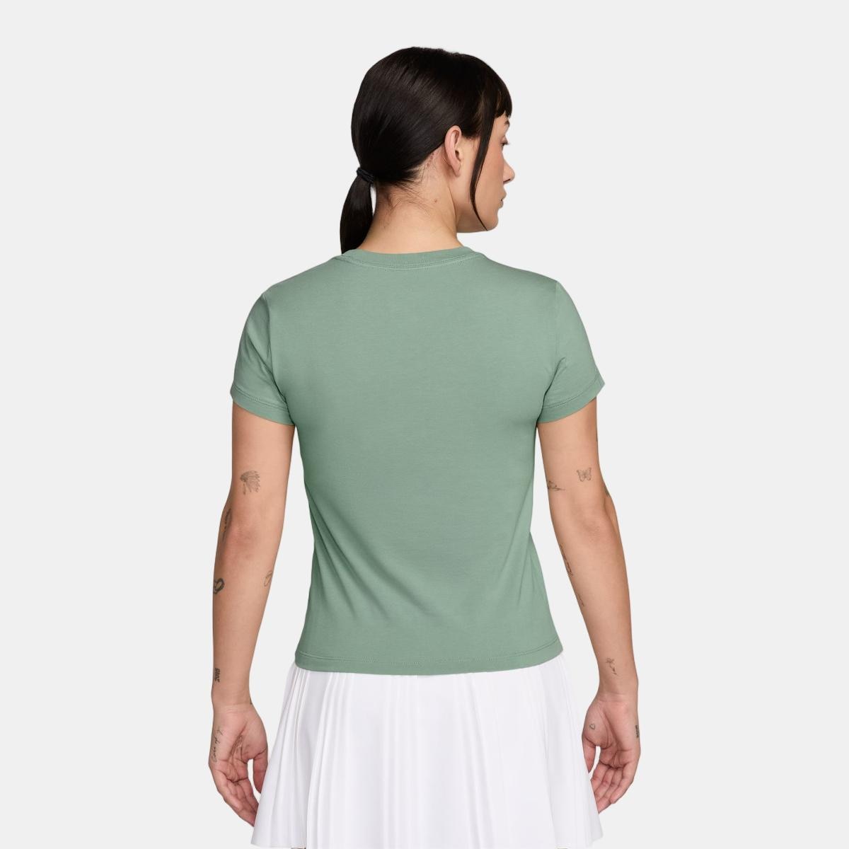 T-shirt de Training de Mulher W NK SS TEE HRTG CRT Mod Preto-2