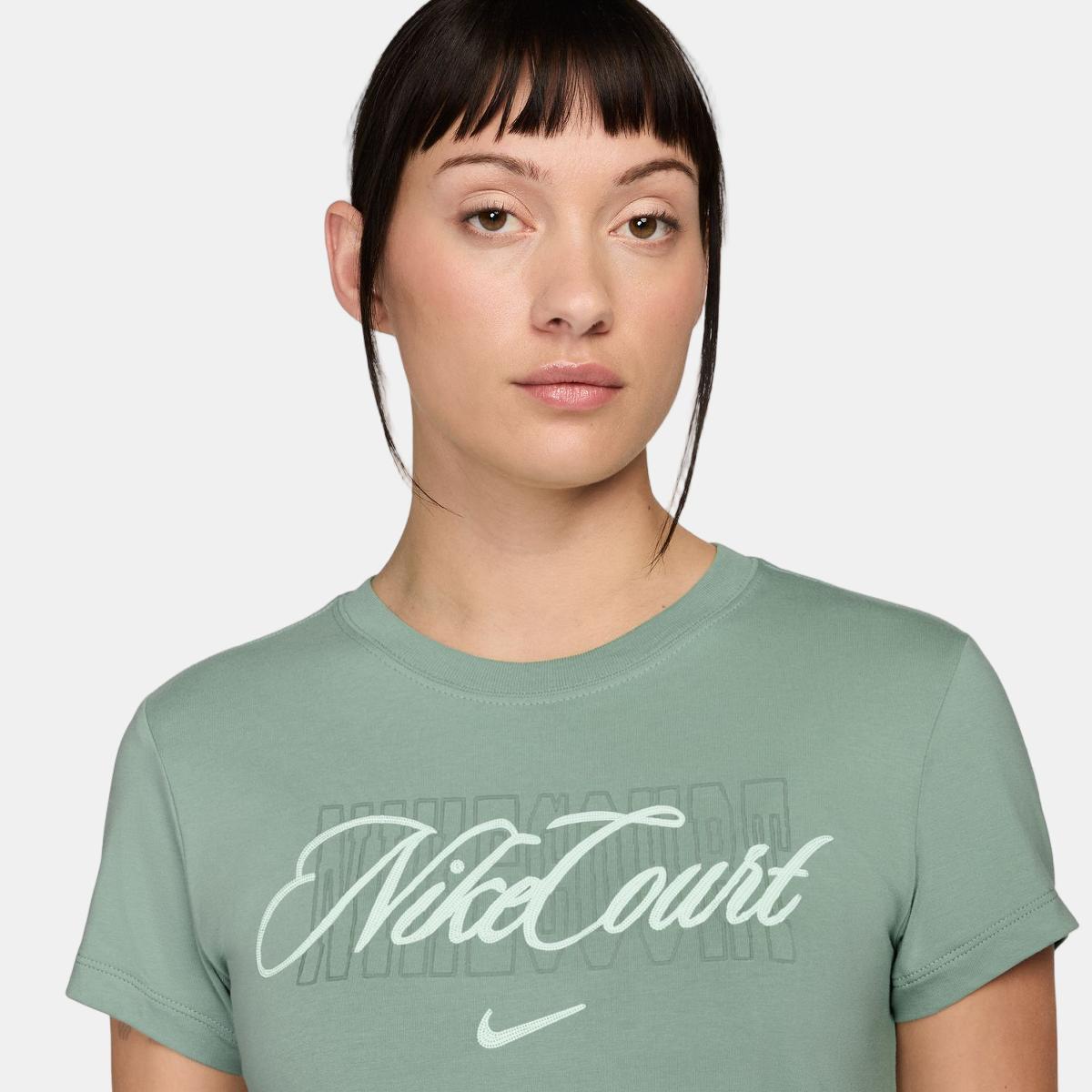 T-shirt de Training de Mulher W NK SS TEE HRTG CRT Mod Preto-3