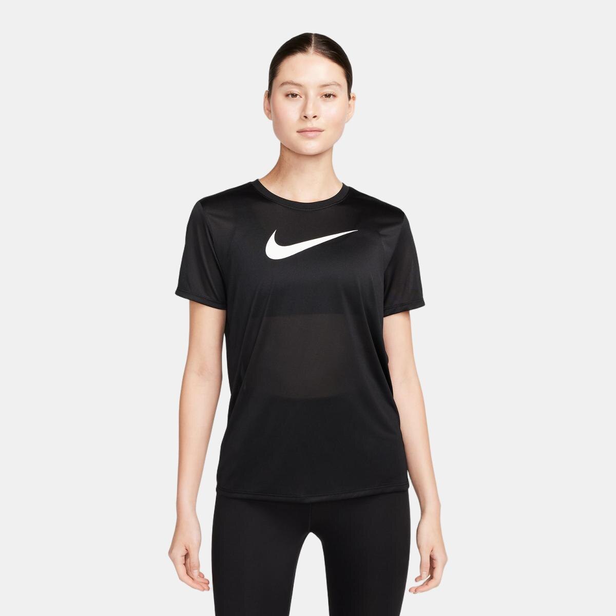 Camiseta de mujer W Nk DF Tee Rlgnd Hbr Nike - Negro Negro-1