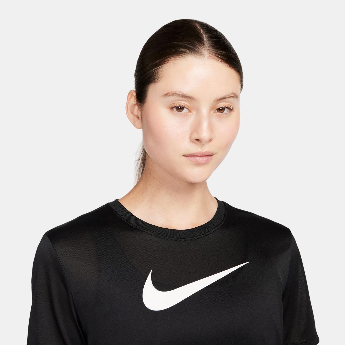 Camiseta de mujer W Nk DF Tee Rlgnd Hbr Nike - Negro Negro-3