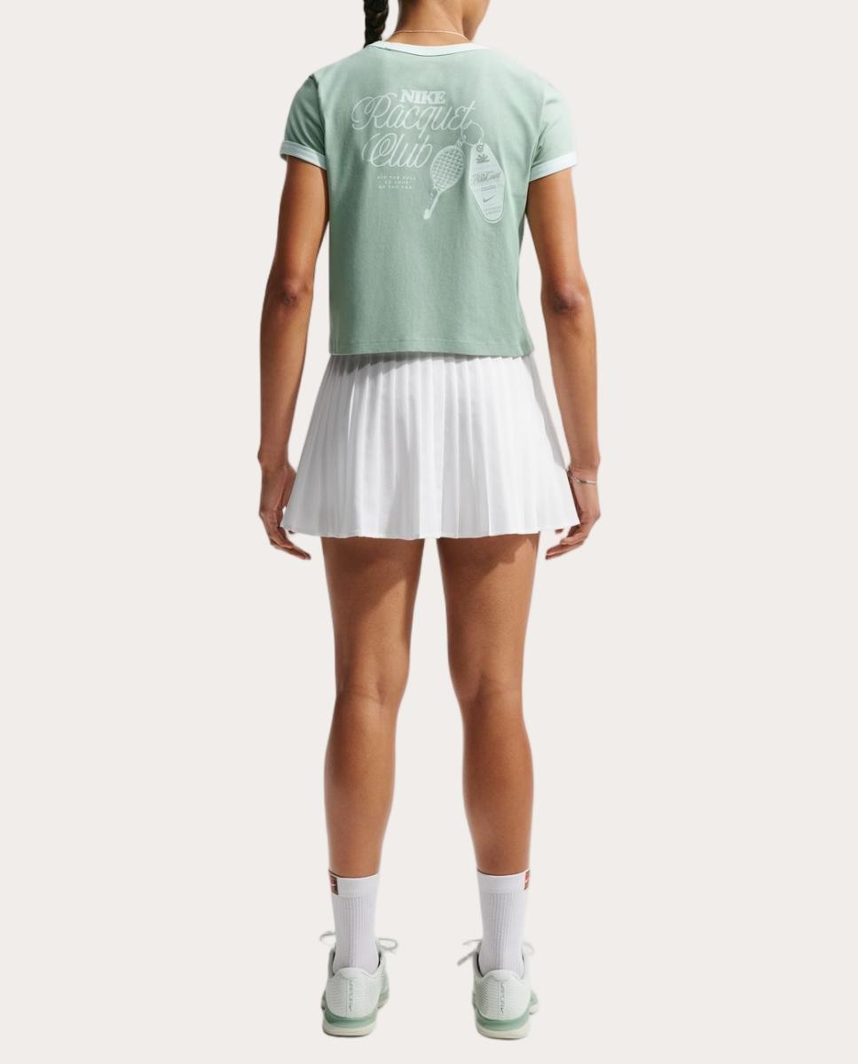 Camiseta de mujer M Nk DF Tee Dfc Crew Solid Nike - Verde claro Verde claro-5
