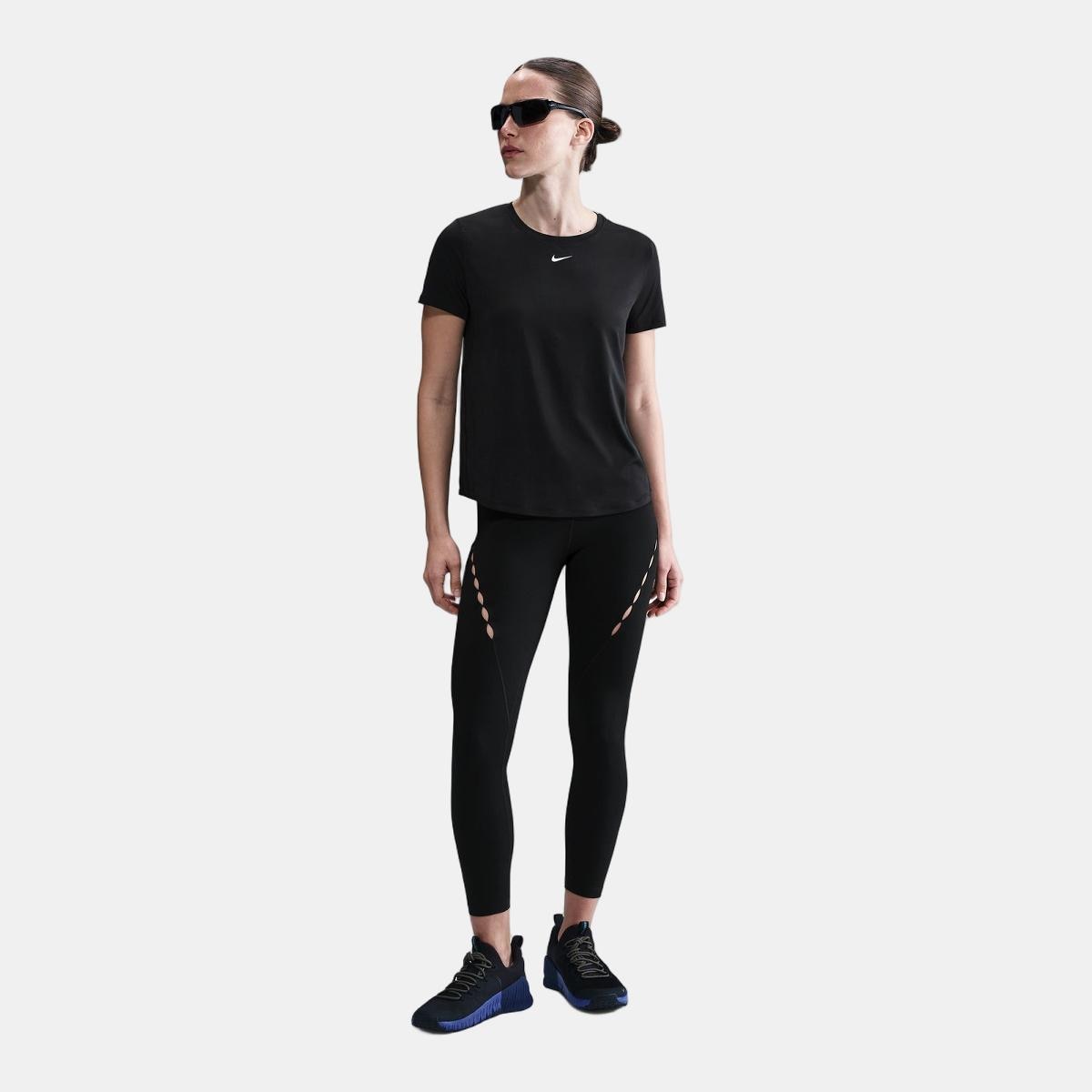 T-shirt de Manga Curta W NK One Classic DF SS Preto / Cinzento-4