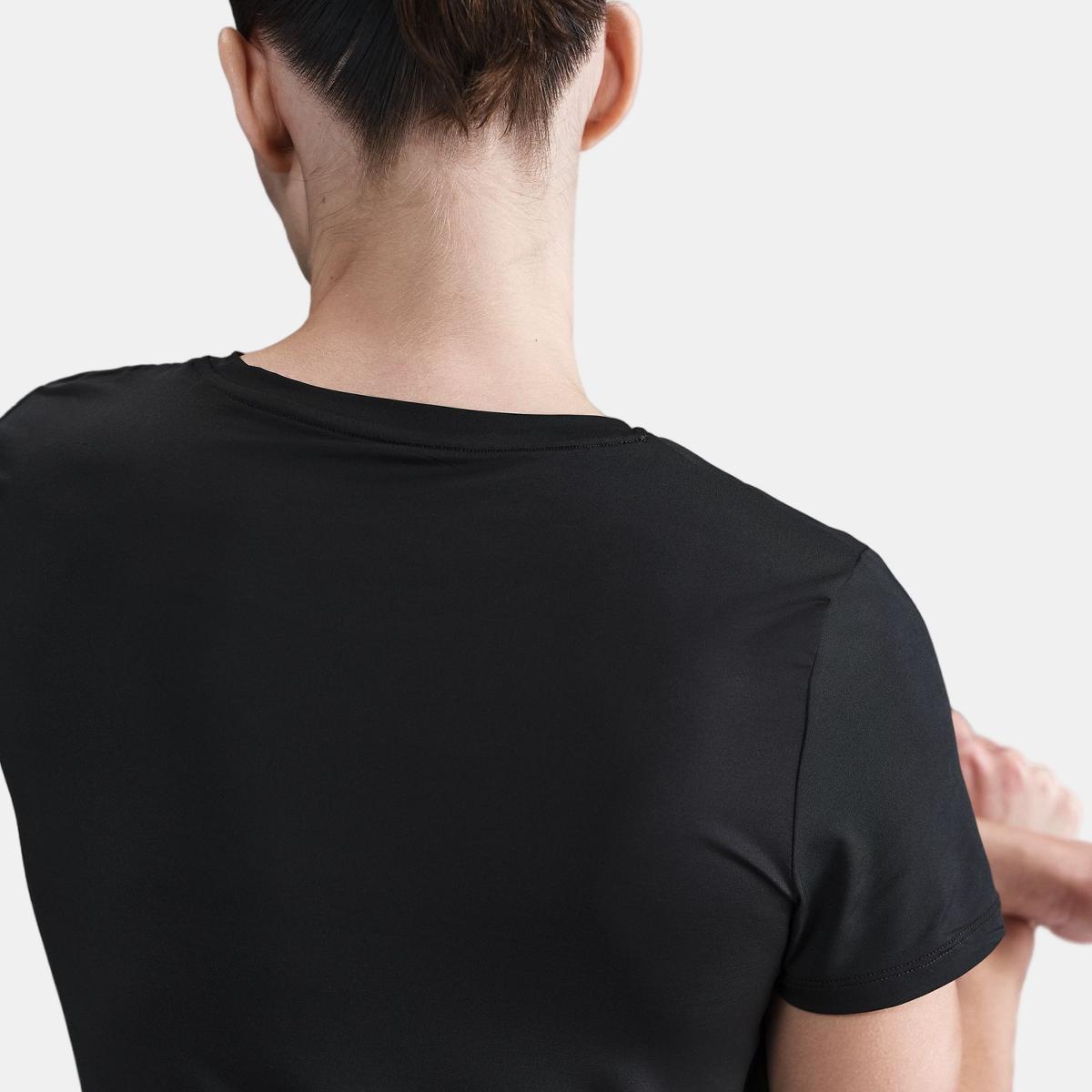 T-shirt de Manga Curta W NK One Classic DF SS Preto / Cinzento-5