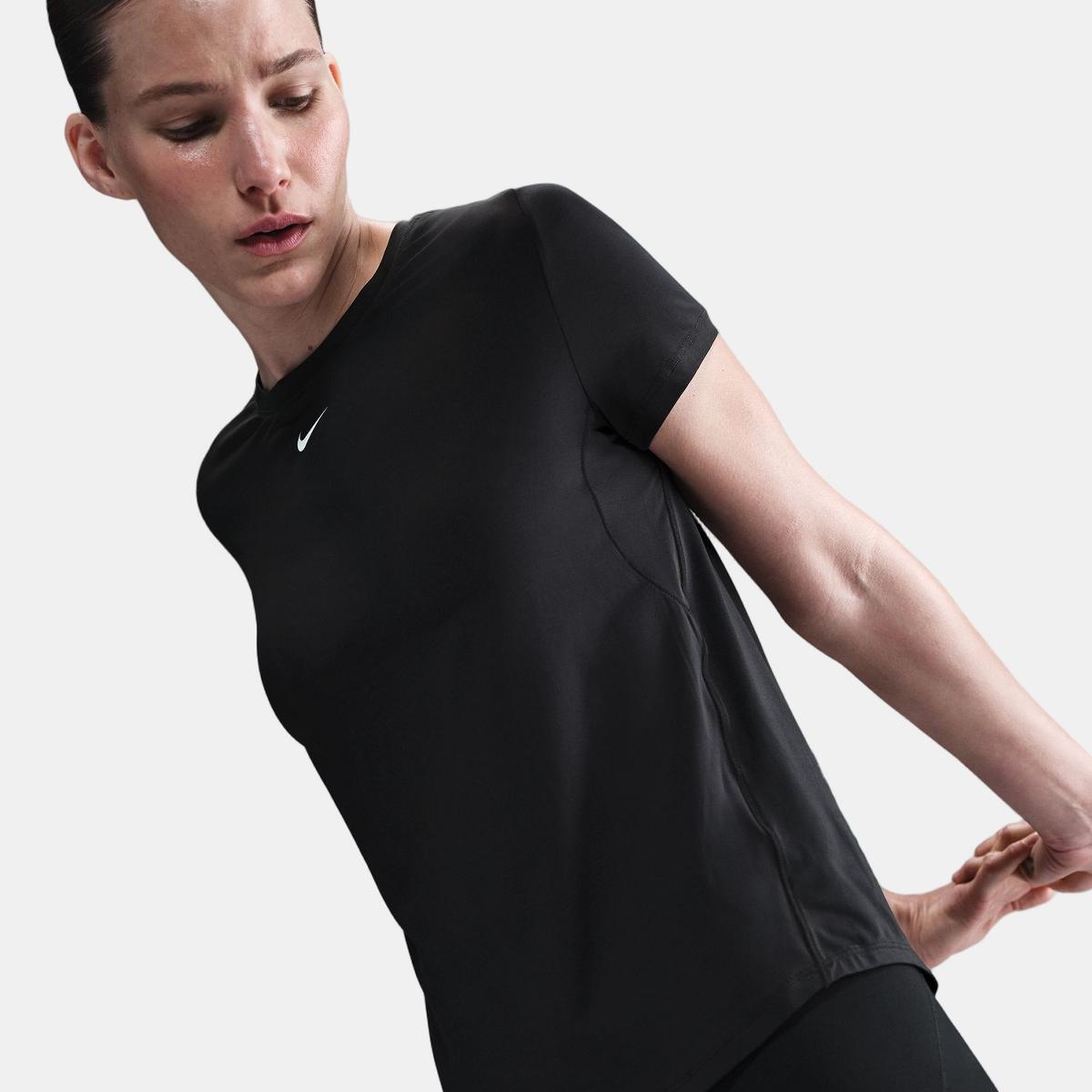 T-shirt de Manga Curta W NK One Classic DF SS Preto / Cinzento-6