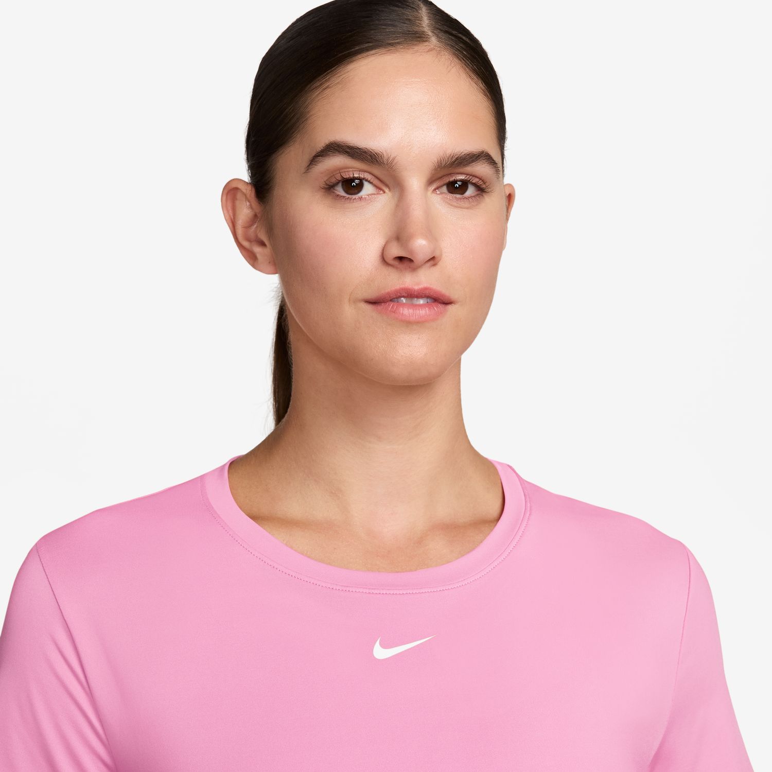 T-shirt de Mulher W Nk One Classic DF SS Top Vermelho-3