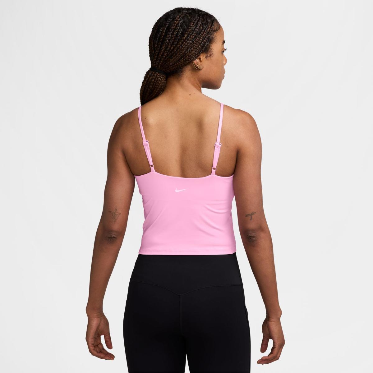 T-shirt de Mulher W Nk One DF Fitted Tank Fem Vermelho-2