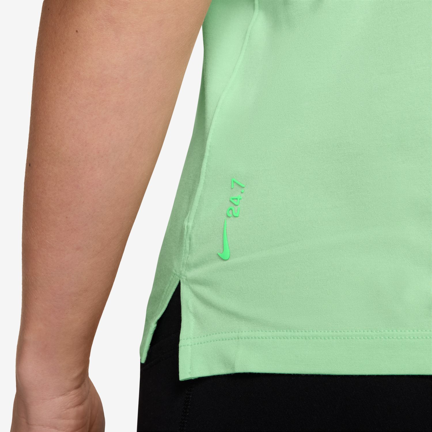 T-shirt de Mulher W 24.7 ImpossiblySoft Light Verde-3