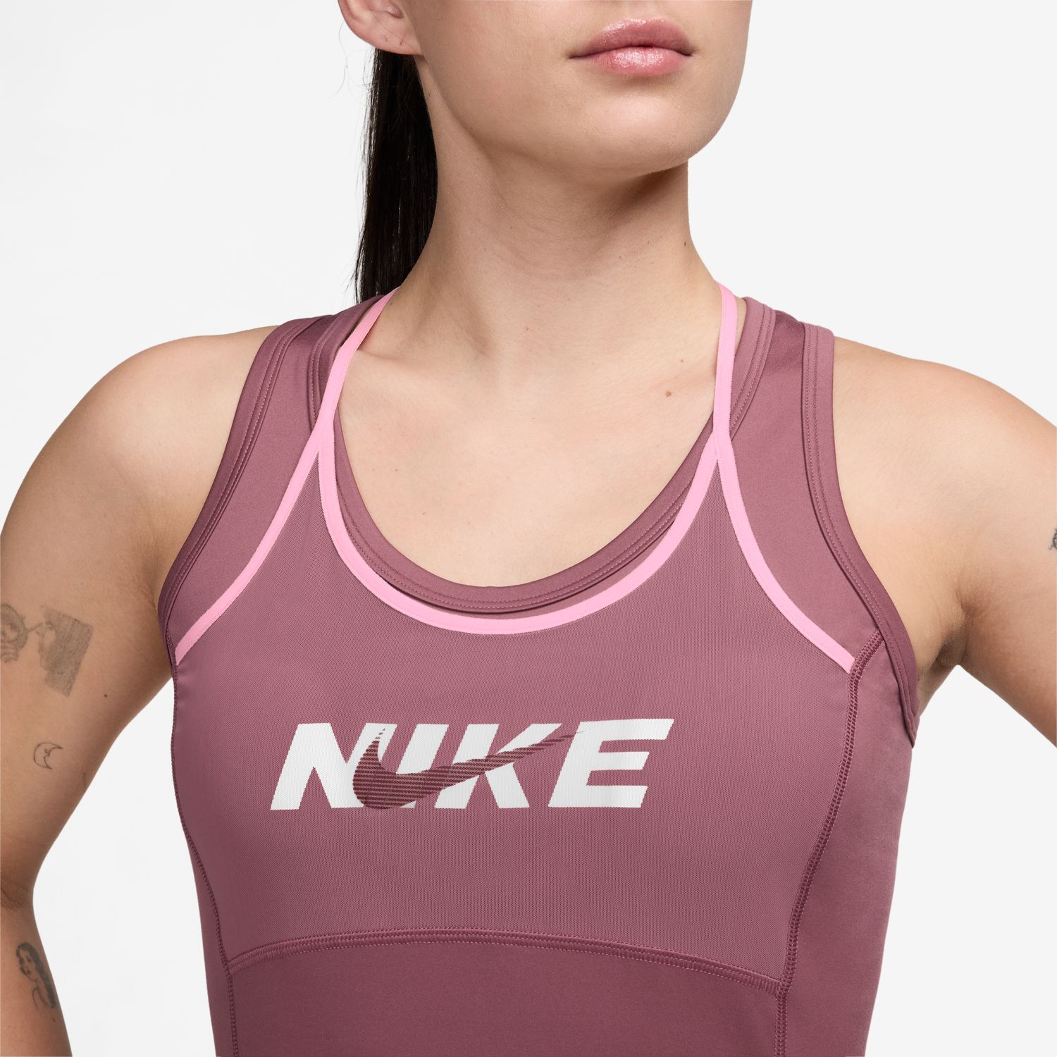 T-shirt de Mulher W Nk One DF Tank Cpsl B Vermelho-3