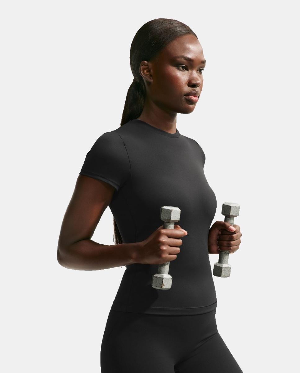 Camiseta de mujer Matte NikeSKIMS - Negro Negro-5