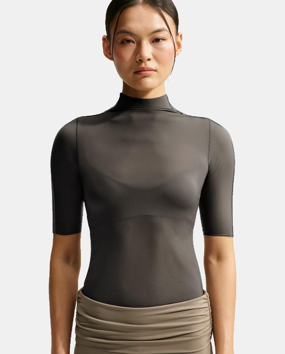 Camiseta de mujer Weightless NikeSKIMS - Negro Negro-3