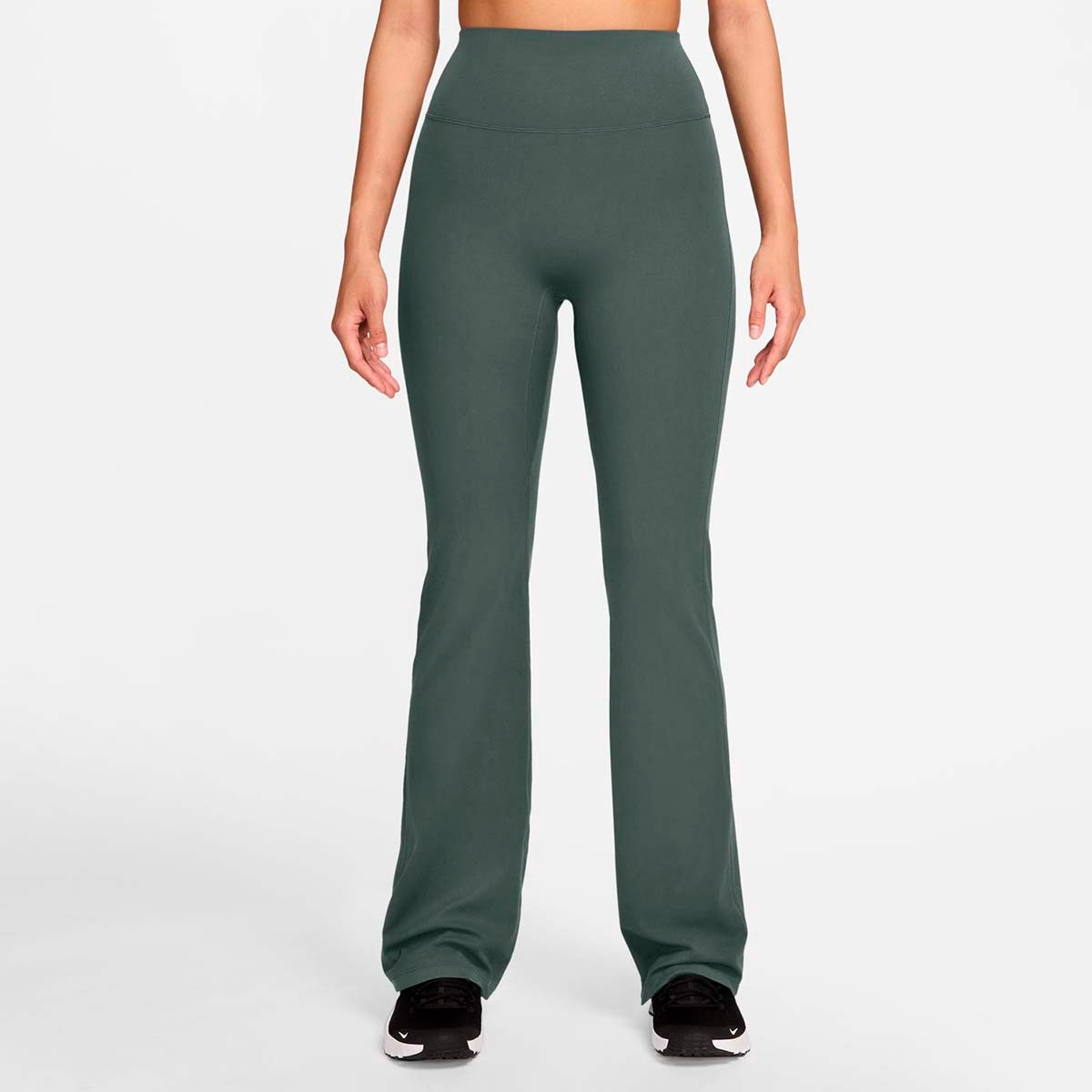 Malla larga de mujer W Nk DF Zenvy HR Flare Useam Nike - Verde Verde-1