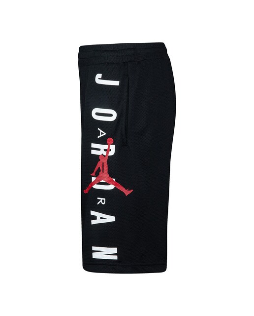Calções de Criança Jordan Vert Mesh Short Preto-4