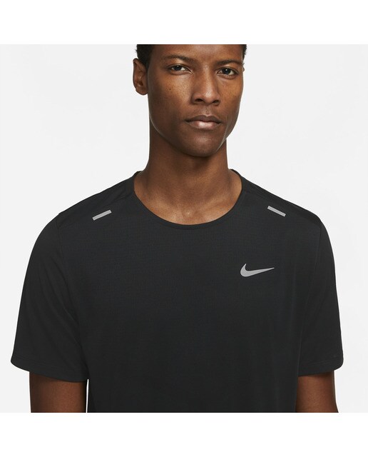 T-shirt de Homem Dri-Fit Rise 365 Nike Preto / Cinzento-3