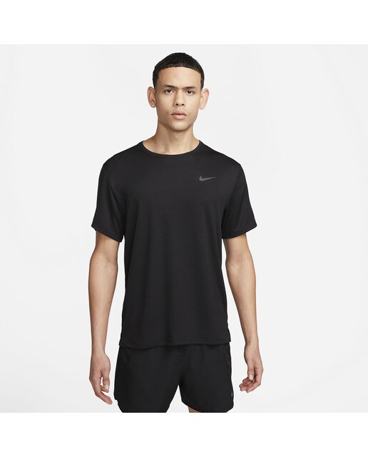 T-shirt de homem Miler Nike Preto-1