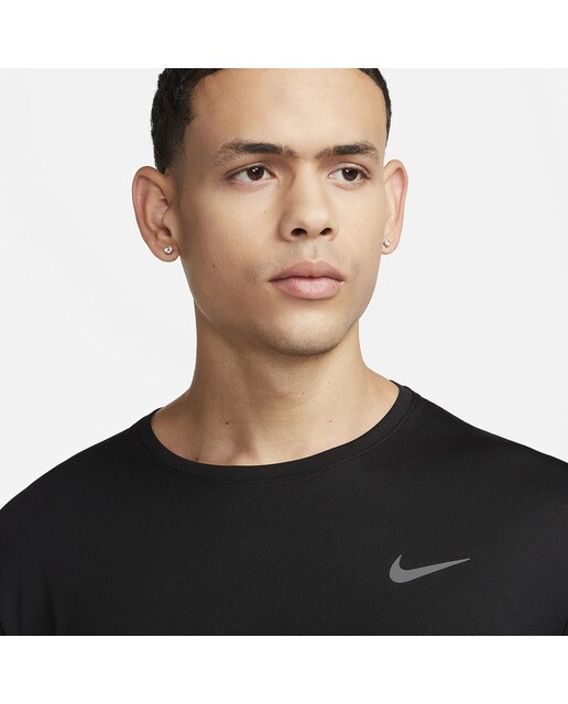 T-shirt de homem Miler Nike Preto-3