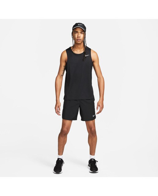 T-shirt de homem Dri-FIT Miler Nike Preto-5