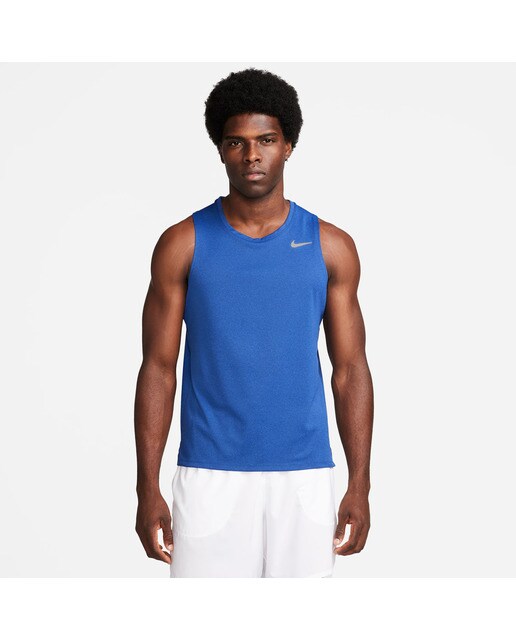 T-shirt de homem Miler Nike Azul-1